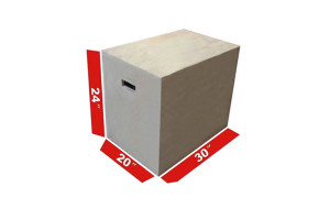 3-in-1 wooden Plyometric Box